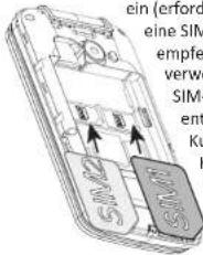 Swisstone SC 660 - Legen Sie die SIM-Karte in einen - 1