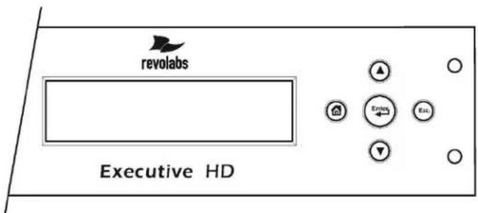 Revoltec Executive HD - Using the Base Station Front Panel Display - 1