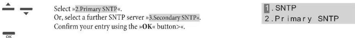 Funkwerk IP50 - Activating / De-activating the SNTP server (SNTP settings) - 3