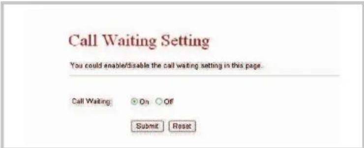Funkwerk IP50 - Call waiting setting - 1