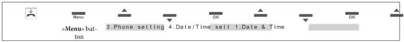 Funkwerk IP50 - Setting the date / time - 1