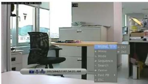 File Menu Mode Sequence Search Frame Fast PS ESC