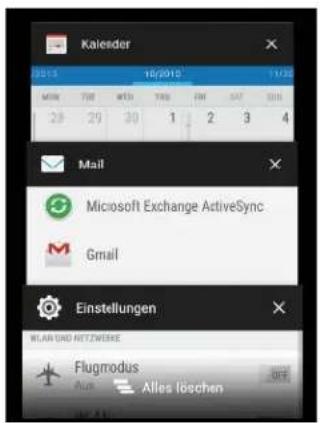Brightpoint A9 - Wechseln zwischen zuletzt geöffneten Apps - 1