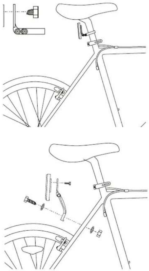 Kent Cupcake - REAR REFLECTOR MOUNT ON SEAT STAY BRACKET - 1