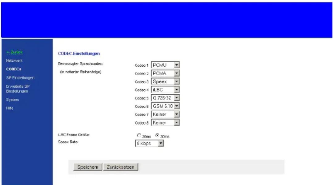 Wantec 5400 - CODECs - 1