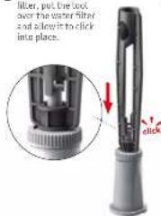 K-fee Lattensia+ - Replacing the water filterOptional: Inserting the water filter (sold separately) - 2