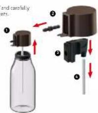 K-fee Lattensia+ - Manually cleaning the milk system Manually cleaning the coffee system - 1