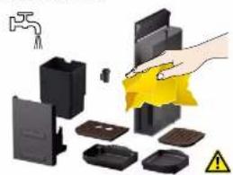 K-fee Lattensia+ - Cleaning the milk system (liquid cleaner) Cleaning the coffee system (cleaning capsule) - 16