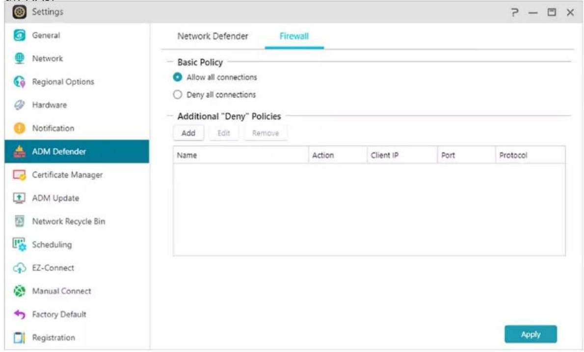 Asustor Drivestor 2 Pro - Firewall: - 1