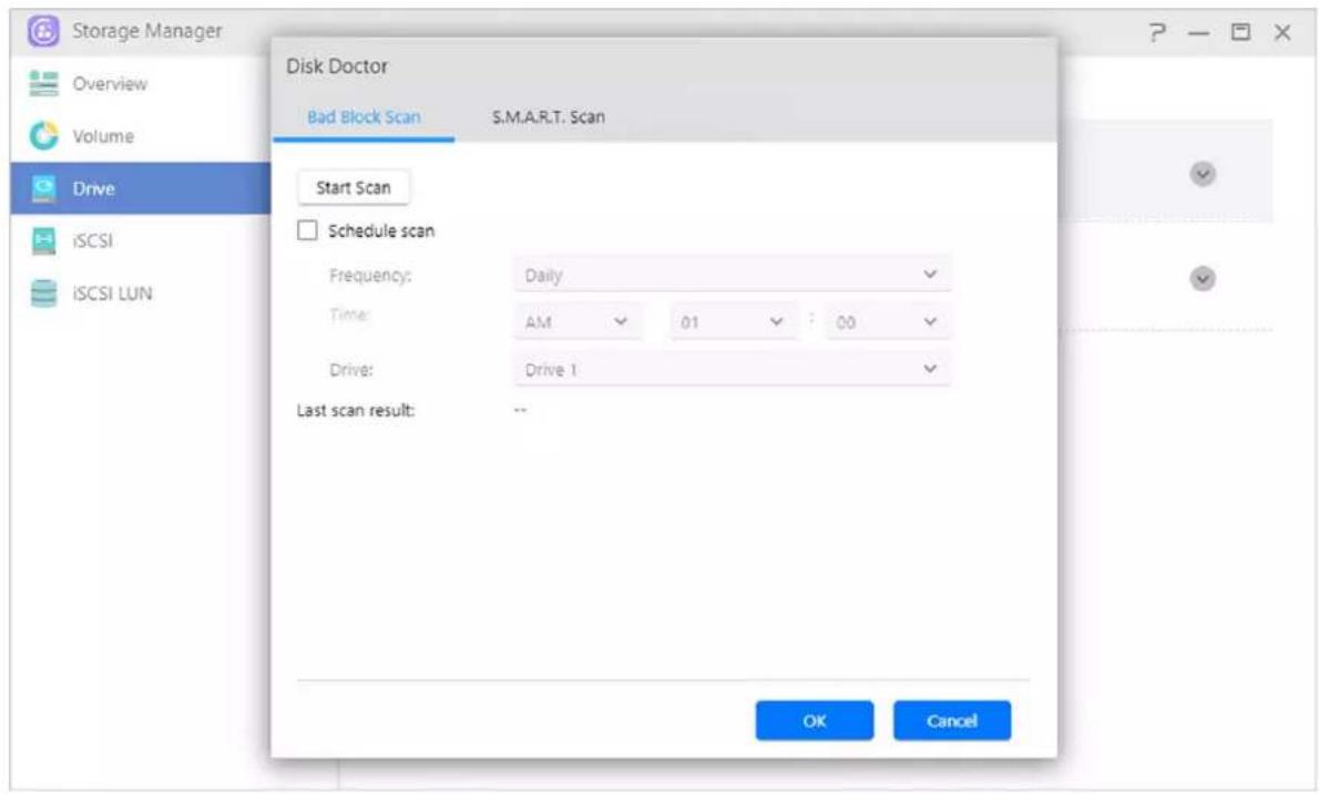 Asustor Drivestor 2 Pro - Disk Doctor: - 1