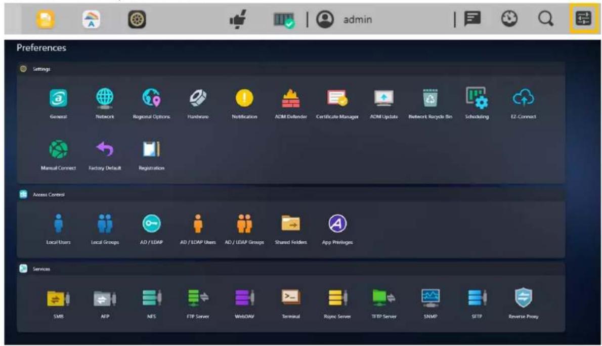Asustor Drivestor 2 Pro - Gereedschappen: Klik op plus om informatie toe te voegen van Opslag Beheer, Activiteits Monitor, Online gebruikers en belangrijke Logs voor een snel overzicht. - 3