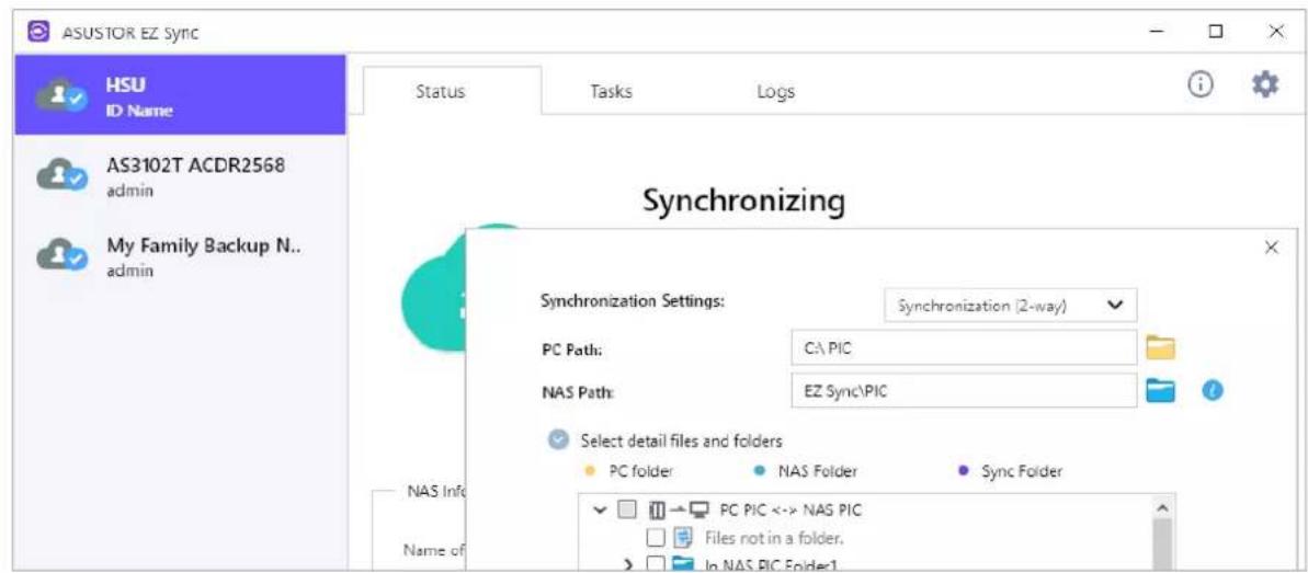Asustor Drivestor 2 Pro - | Name | Size | % | Download | Upload | ETA | Queue | En - 1