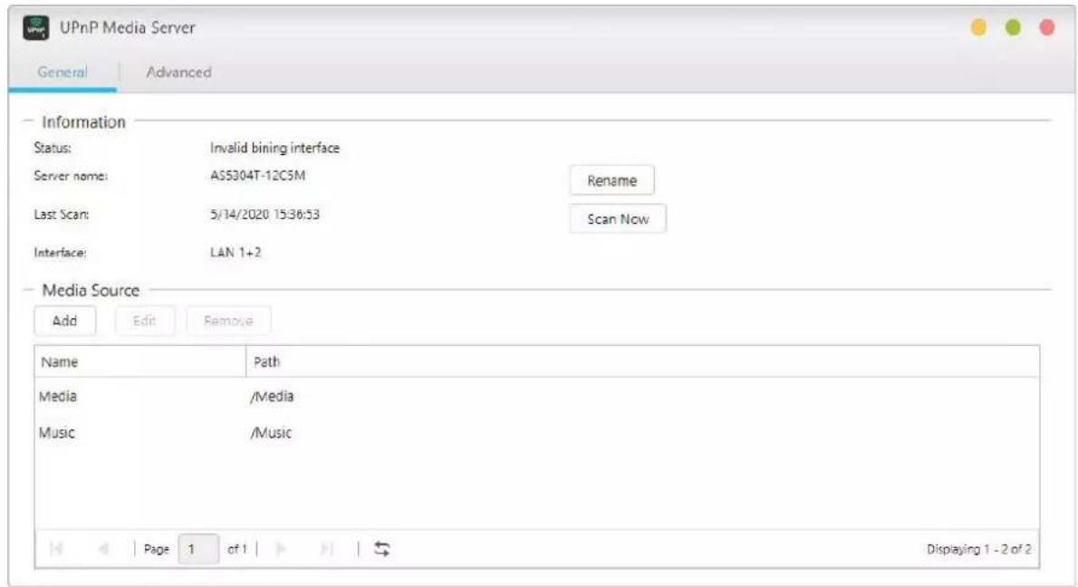 Asustor Drivestor 2 Pro - UPnP Media Server - 1