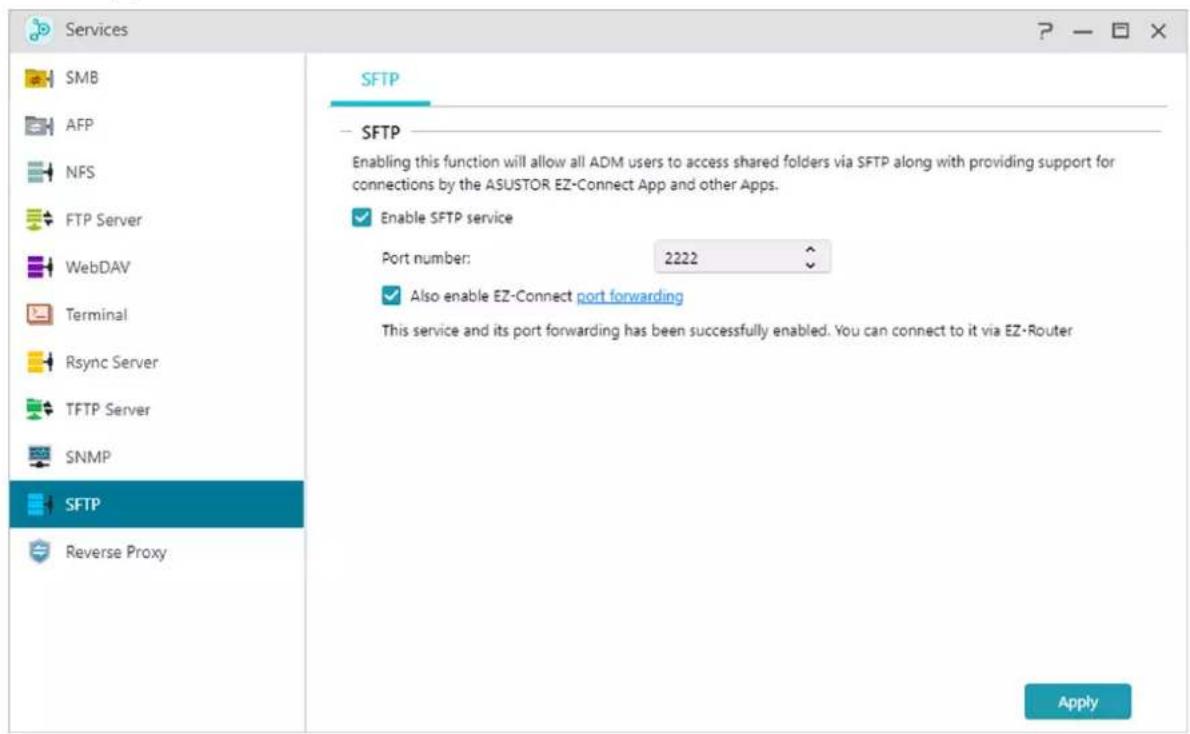 Asustor Drivestor 2 Pro - SFTP - 1