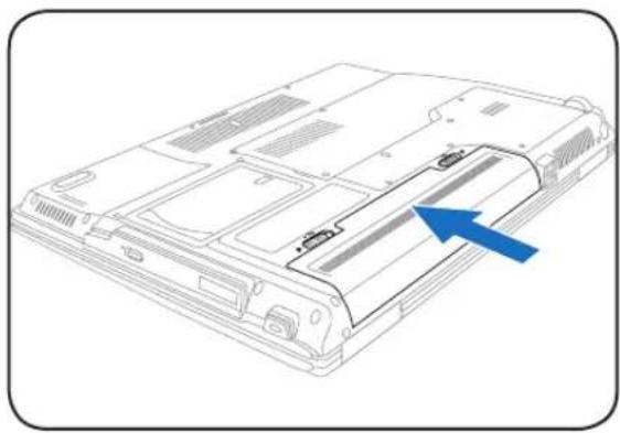 ASUS F3F - Installing and Removing the Battery Pack - 2