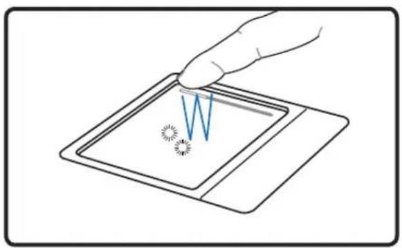 ASUS F3F - Touchpad Usage Illustrations - 4