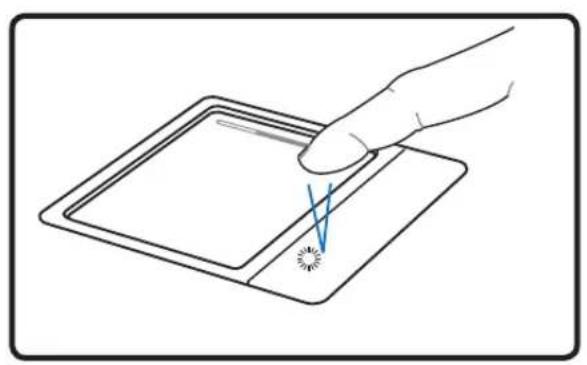 ASUS F3F - Touchpad Usage Illustrations - 1