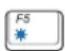 ASUS F3F - Colored Hot Keys - 12