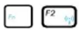 ASUS B53S - Colored Hot Keys (on selected models) - 4