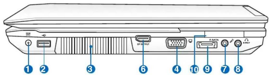 ASUS B53S - Left Side - 2