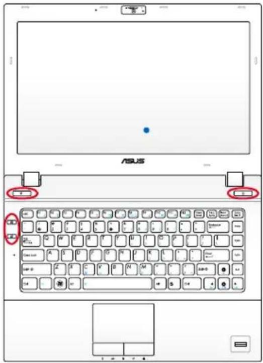 ASUS B53S - Switches and Status Indicators Switches - 4