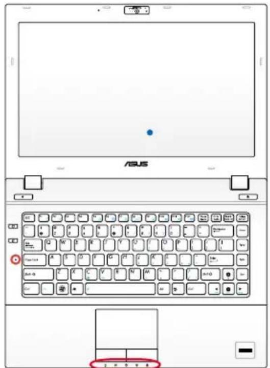 ASUS B53S - Status Indicators - 4