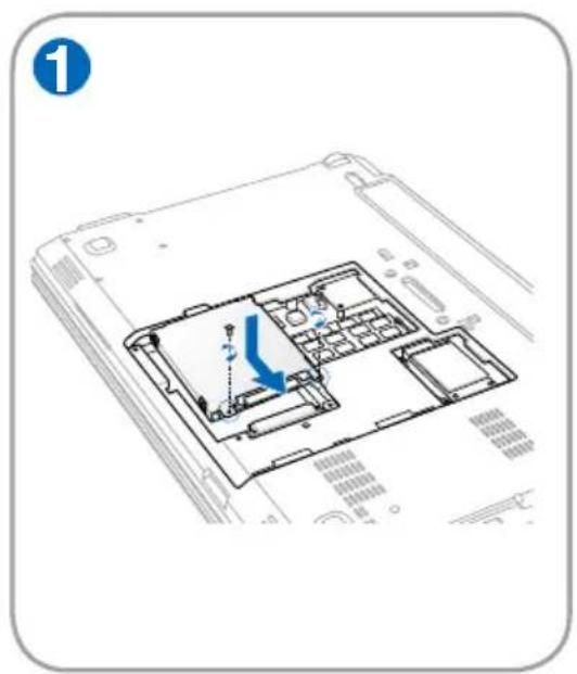 ASUS B53S - Installing the hard disk drives - 1
