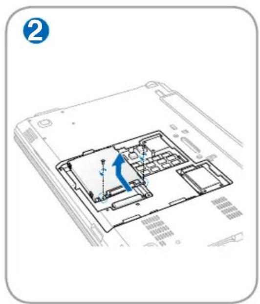 ASUS B53S - Removing the hard disk drives - 2