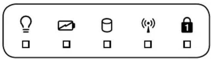 ASUS B53S - Status Indicators - 1