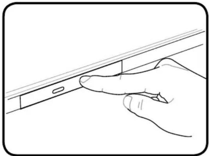 ASUS B53S - Inserting an optical disc - 4