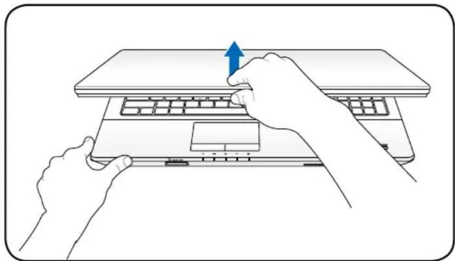 ASUS B53S - Opening the LCD display panel - 1