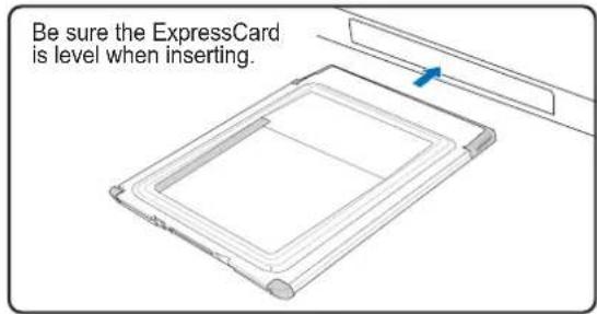 ASUS W5F - Inserting an ExpressCard - 1
