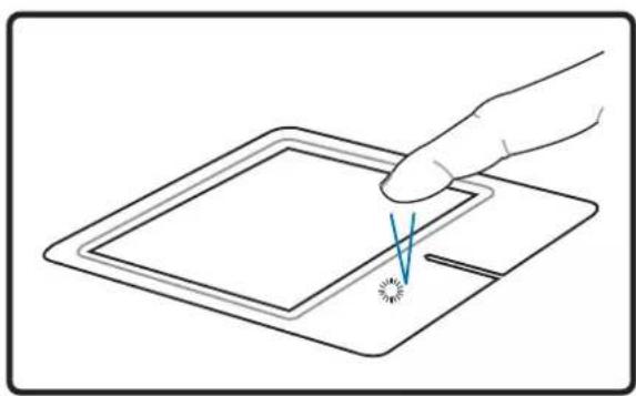 ASUS W5F - Touchpad Usage Illustrations - 1