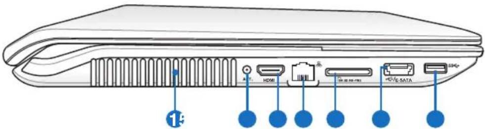 ASUS N53JF - Left Side - 1
