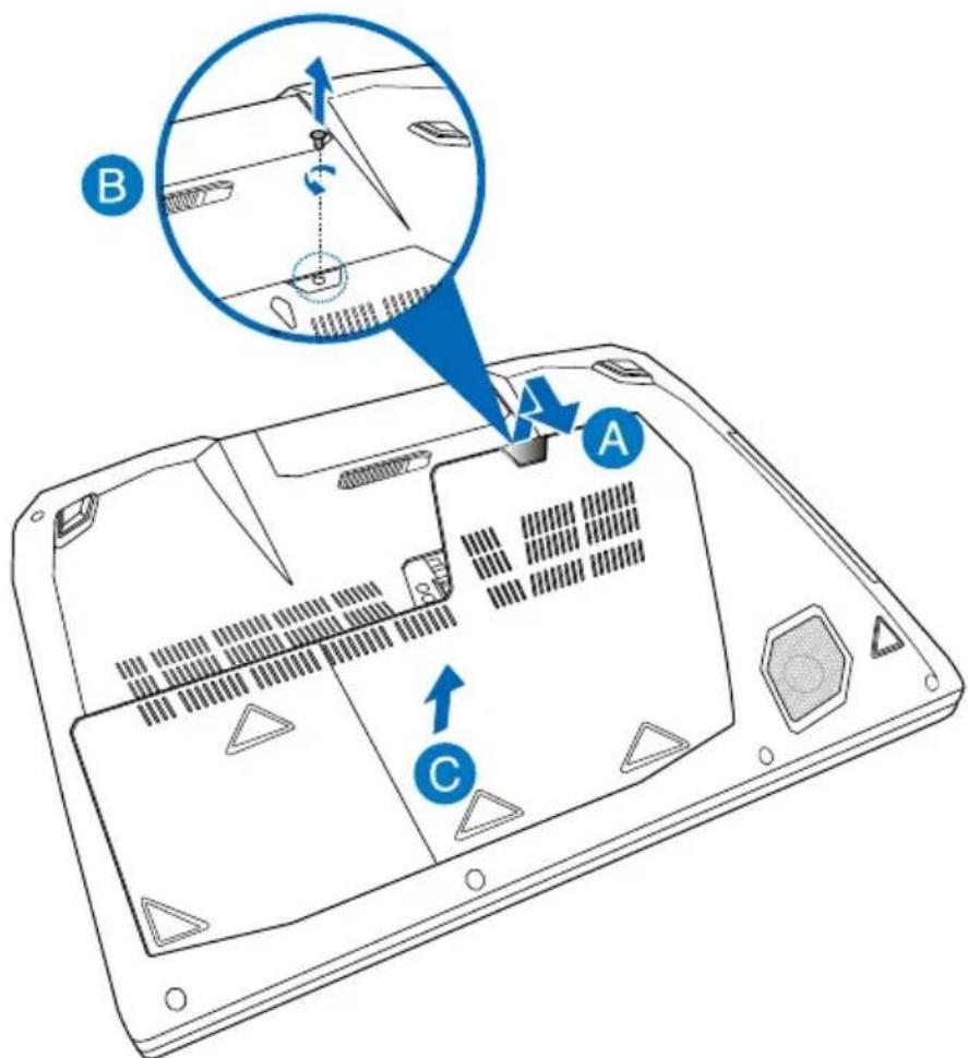 ASUS G750JS - Replacing the Hard Disk Drive (HDD) - 1