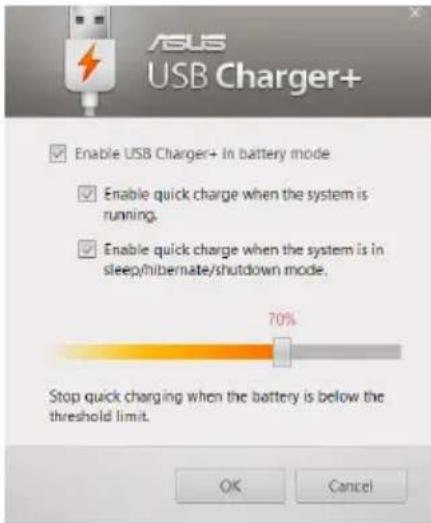 ASUS G750JS - Using the USB Charger+ Settings - 3