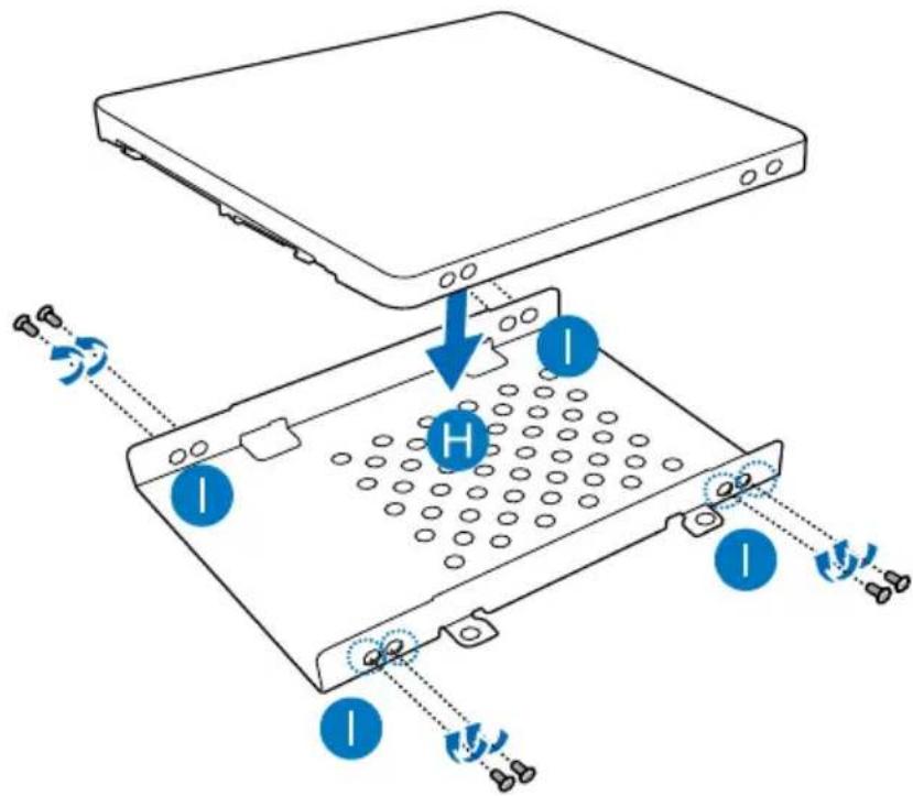 ASUS G750JS - Replacing the Hard Disk Drive (HDD) - 4