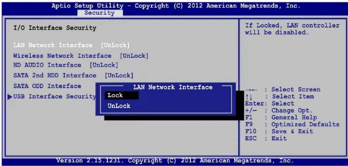 ASUS G750JS - I/O Interface Security - 1