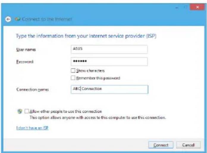 ASUS G750JS - Tap Broadband (PPPoE). - 2