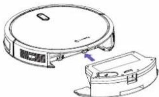 Coredy R580 - Put back the water tank to robot. - 1