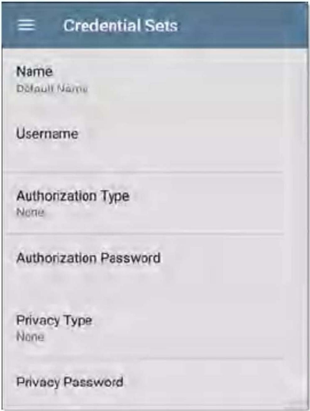 NetAlly LinkRunner 10G - Credentials - 2