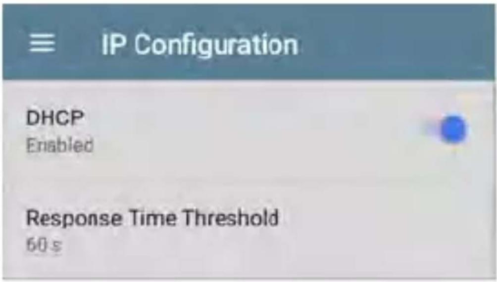 NetAlly LinkRunner 10G - DHCP Settings - IP Configuration - 1