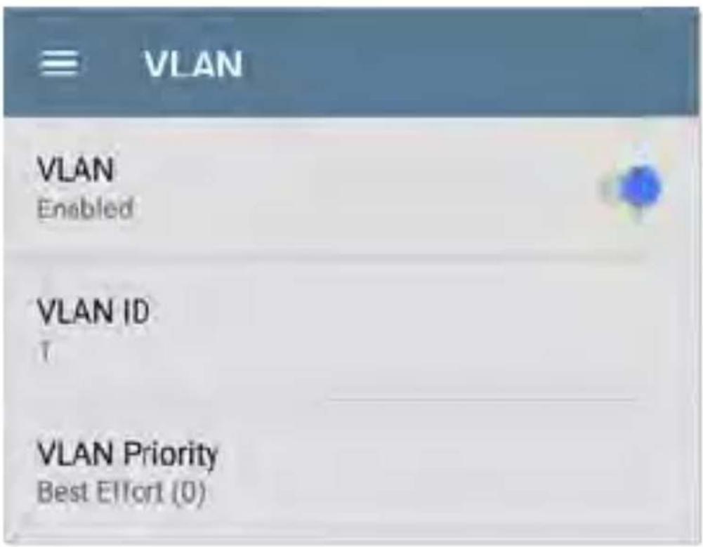 NetAlly LinkRunner 10G - VLAN Settings - 1