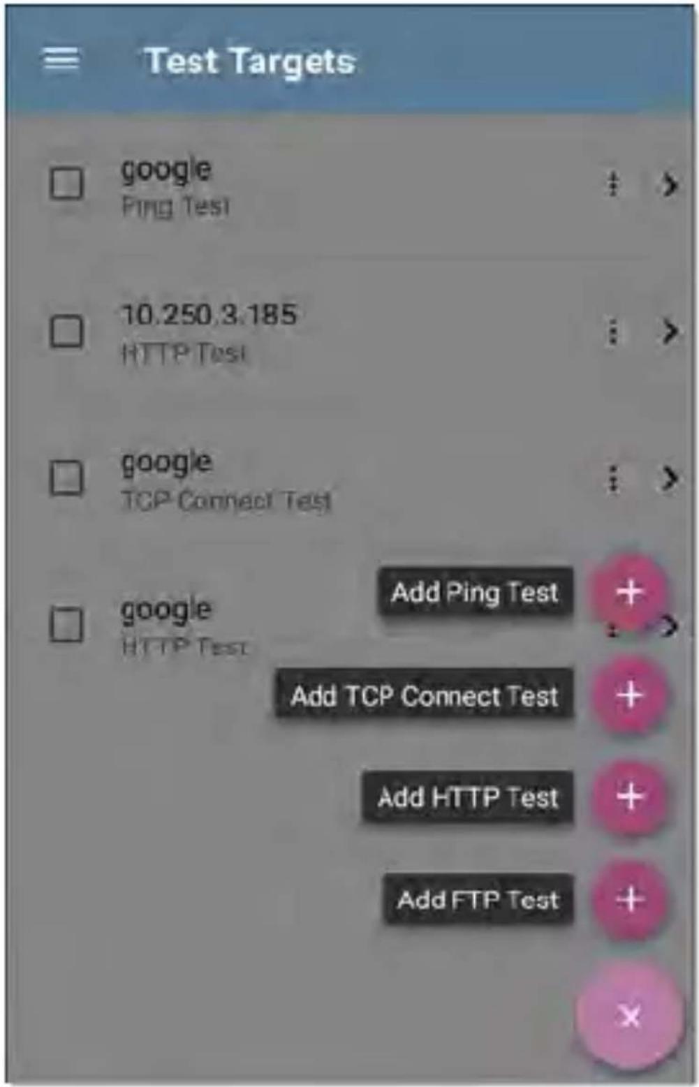 NetAlly LinkRunner 10G - Adding and Managing Test Target: - 3
