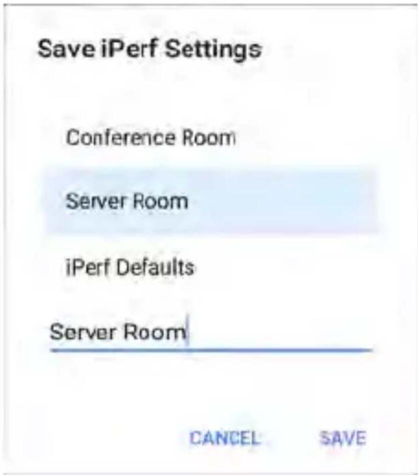 NetAlly LinkRunner 10G - Saving App Settings Configurations - 4