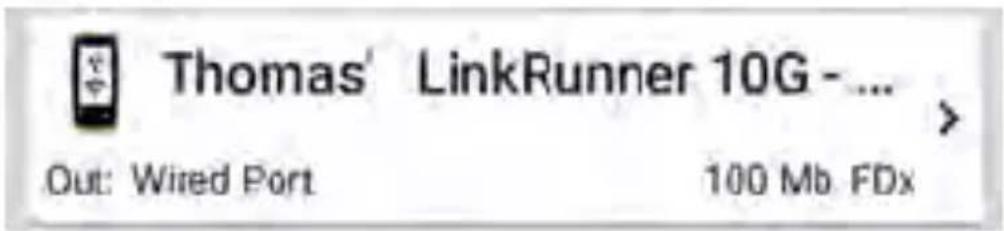 NetAlly LinkRunner 10G - Source LinkRunner Card - 1