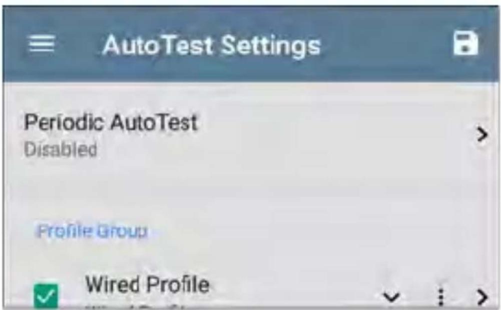 NetAlly LinkRunner 10G - Periodic AutoTest Settings - 1