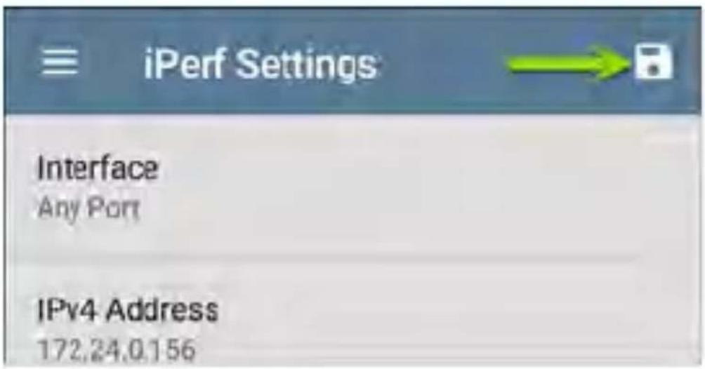 NetAlly LinkRunner 10G - Saving App Settings Configurations - 1