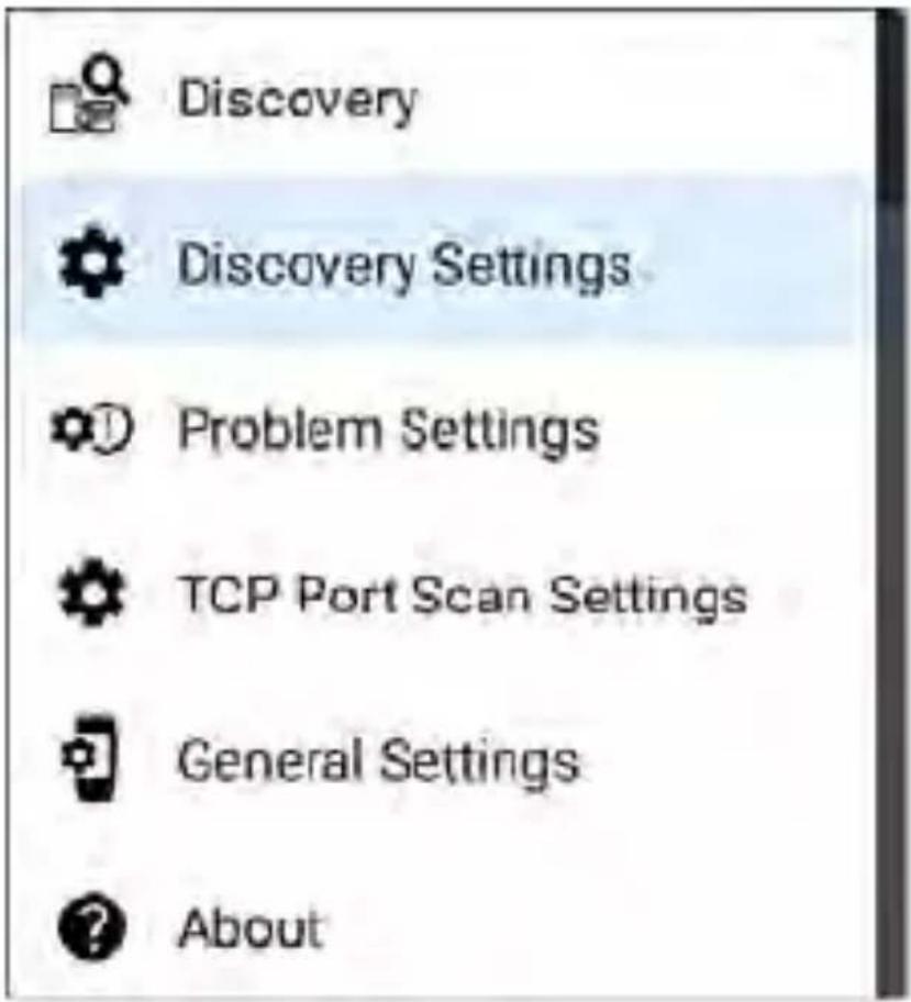 NetAlly LinkRunner 10G - TCP Port Scan Settings - 1