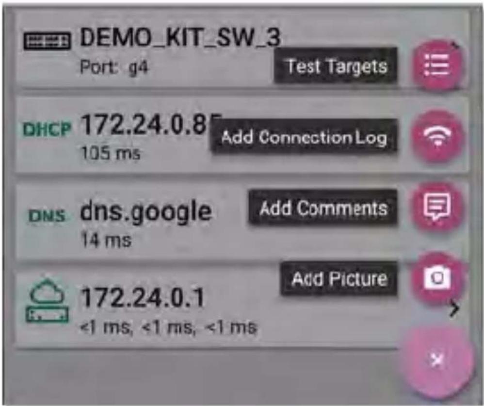 NetAlly LinkRunner 10G - Adding and Managing Test Target: - 1